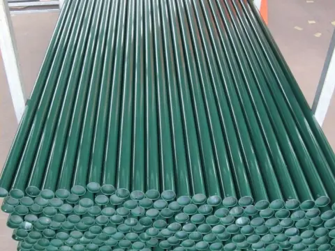 Removable Metal Round Garden Fencing Posts