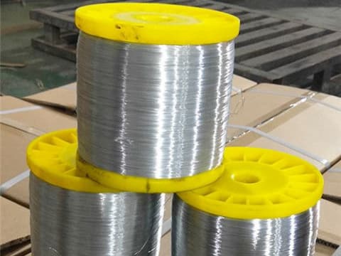 Zinc-aluminum coated iron wire