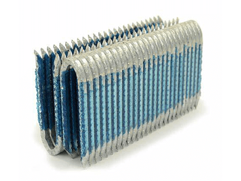 Stainless steel blue shank staples