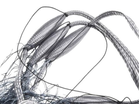 Fishing net reinforcement line