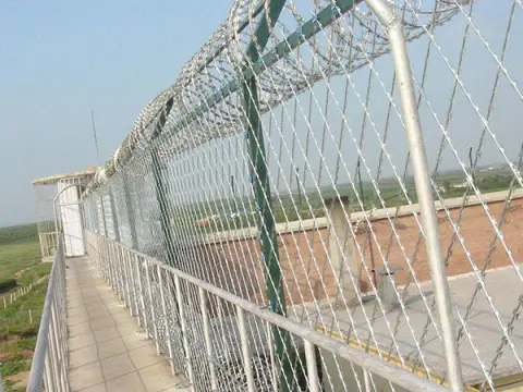 Flat Cross Welded Razor Fence