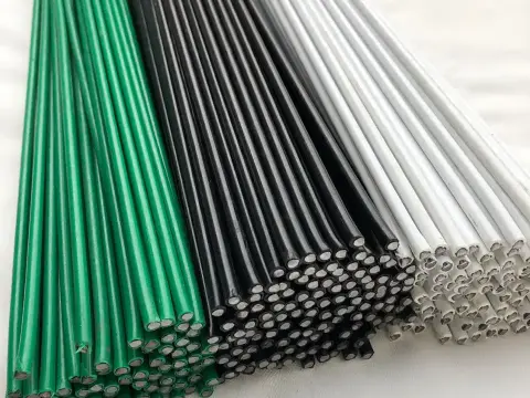PVC coated straight cut wire
