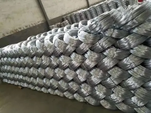 Galvanized iron tie wire for shipment