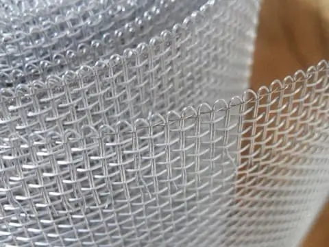 Galvanized woven square mesh