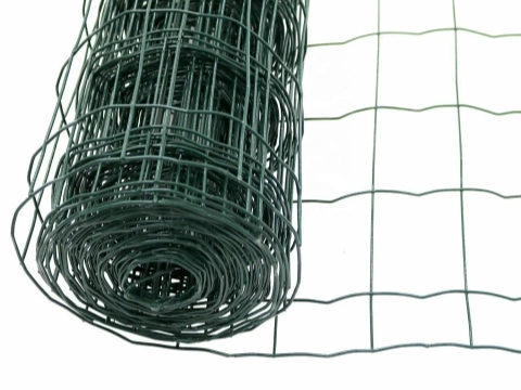 Green PVC coated Holland mesh