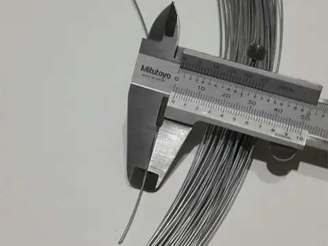 Iron wire diameter measurement