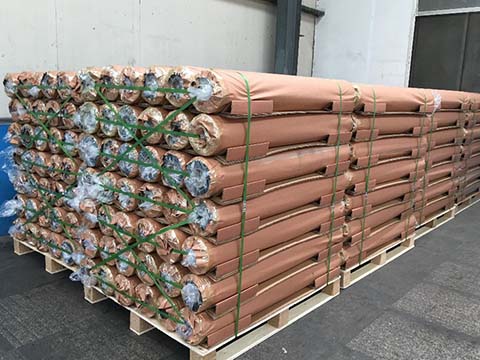 Package of steel woven wire