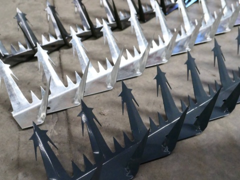 Security Galvanized Powder Coated razor Wall Spike