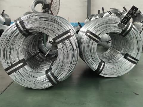 Silver Color Galvanized Zinc Coated Iron wire