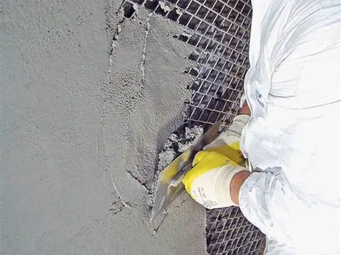 Stucco wire mesh in construction