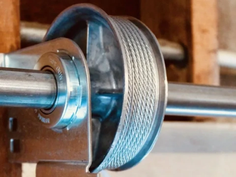 Transparent layer pulley cable