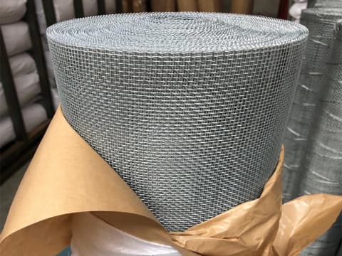 galvanized woven wire fence