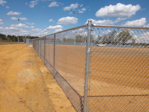 6 Foot Galvanized Cyclone Mesh