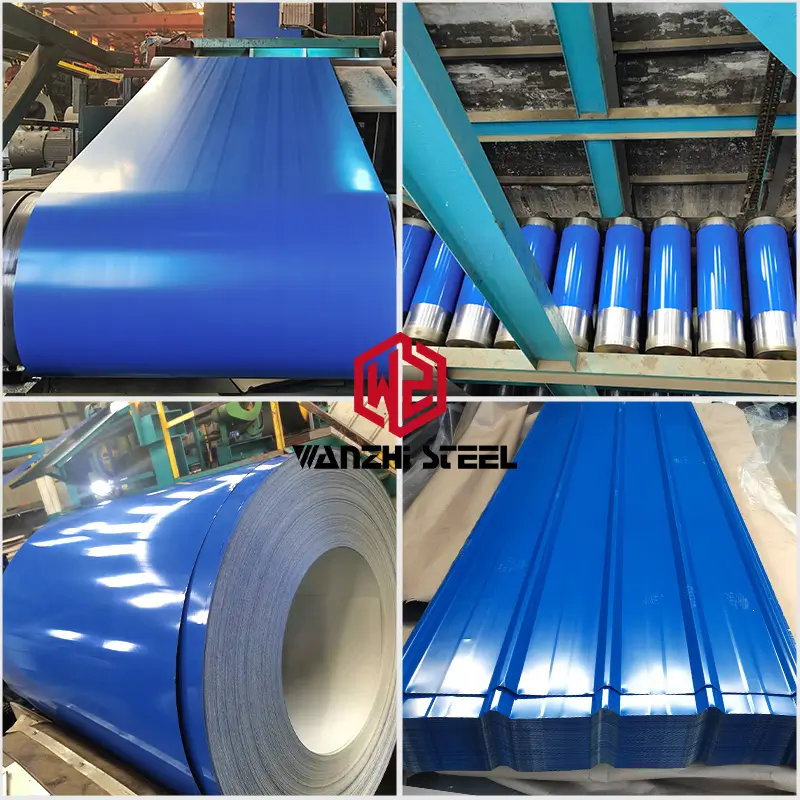 Blue PPGI PPGL color coated coil sheet