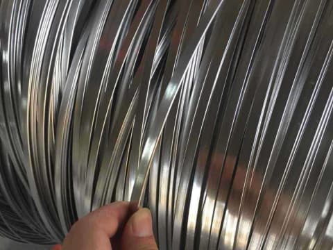 Galvanized Stitching Wire Flat Wire for Building Materials