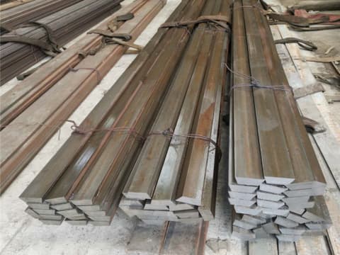 Galvanized trapezoidal flat steel