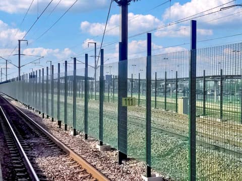 Green Anti-climb fence