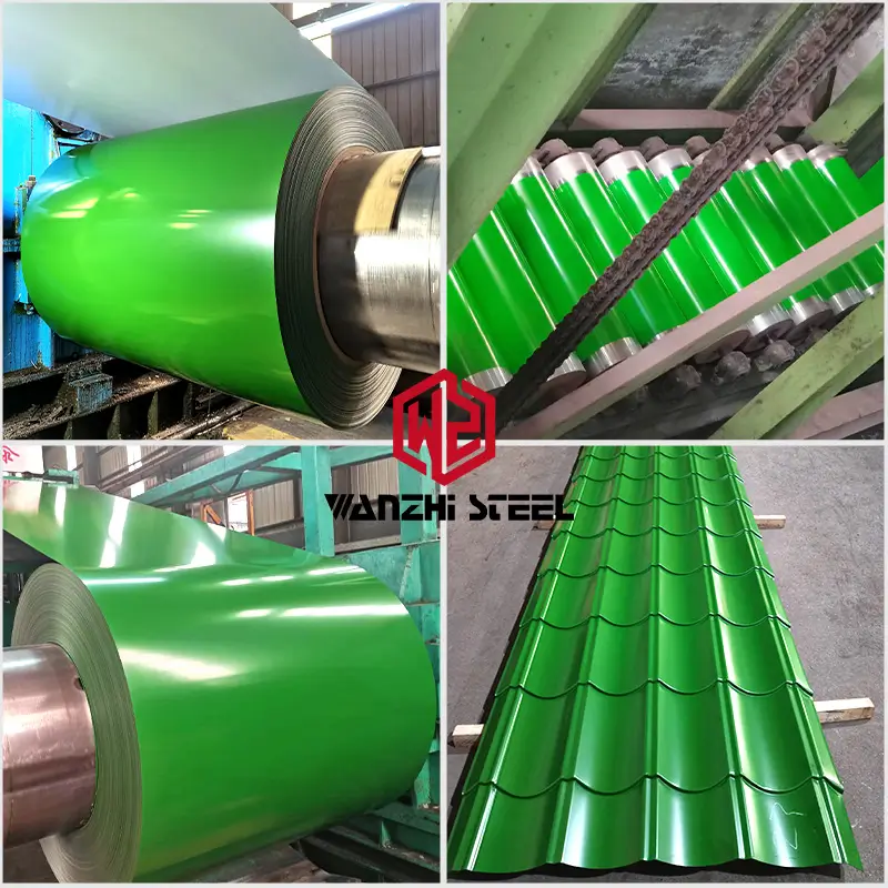Green PPGI PPGL color coated coil sheet