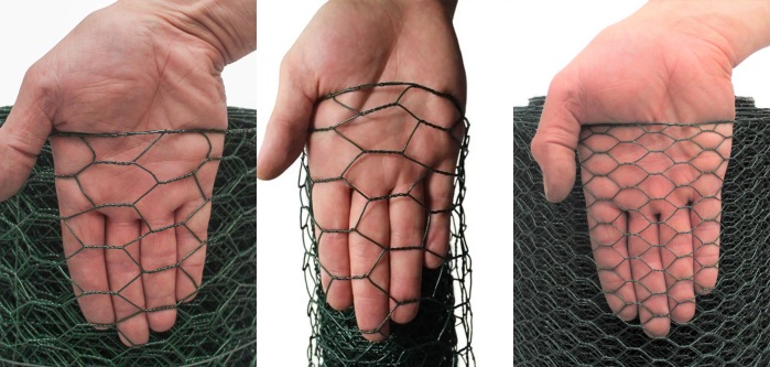Mesh size comparison, customizable