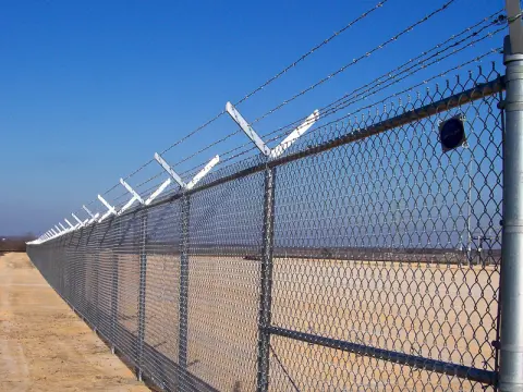 Parking lot guardrail