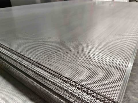 Perforated galvanized sheet