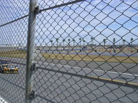 Racing track fence