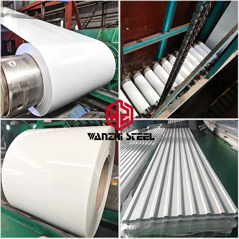 White PPGI PPGL color coated coil sheet