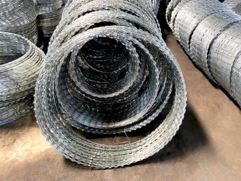 concertina razor wire coils
