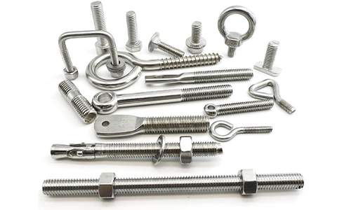 Full Body or Reduced Shank 304 Stud Screw Bolt and Nut 3/8