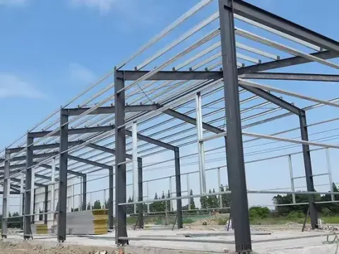 Horizontal span steel structure building