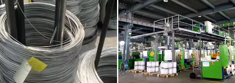 Factory aluminum wire production line