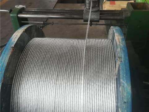 Galvanized steel guy wire manufacturing