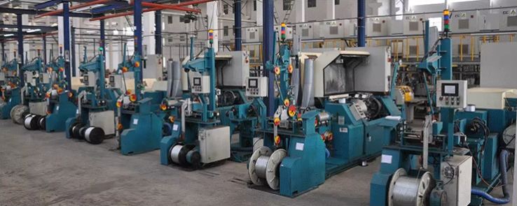 Galvanized stranded wire production line