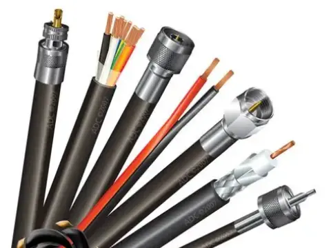 RF communication network wires