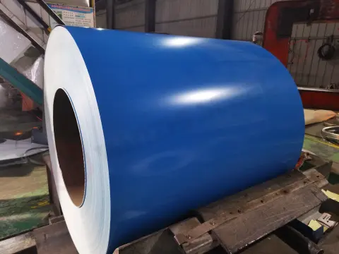 Blue PPGI color coated steel coil
