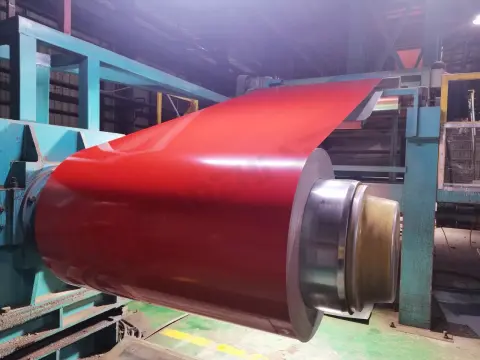 Red PPGI color coated steel coil