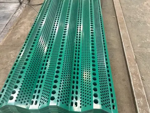 Green Windbreak fence Panel