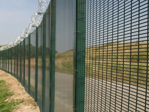 High Safety Steel Frame Airport Railway Prison