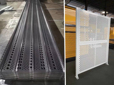 PPGI Wind Proof and Dust Control Steel Plate