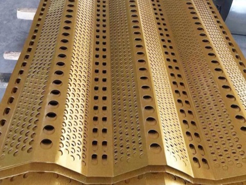 Yellow Tri-Peak Windbreak Panel