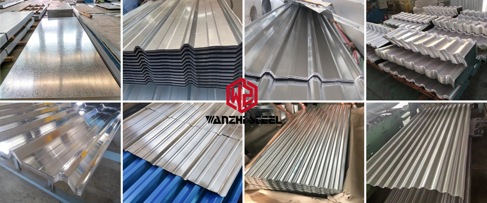 Customer-processed roofing panels, Galvalume corrugated panels