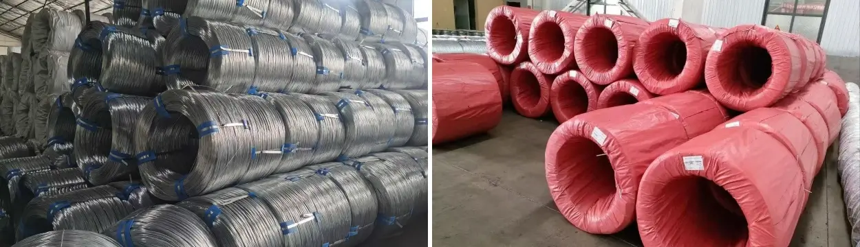 Galvanized wire packaging