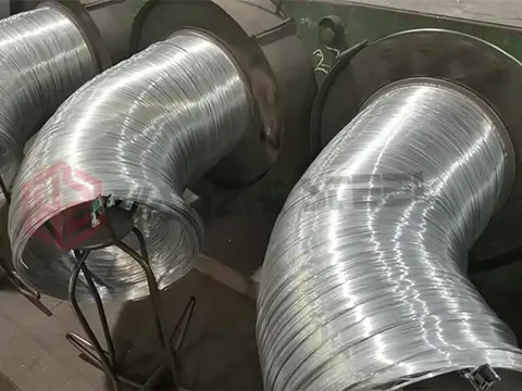 Hot-dip galvanized wire production line