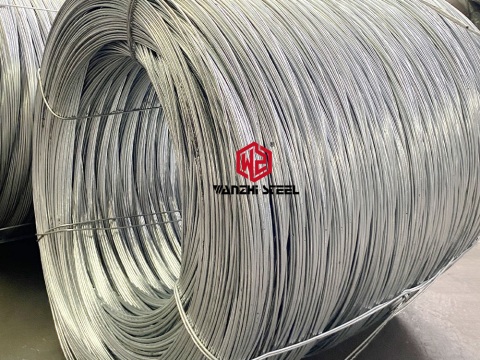 Zinc-aluminum coated wire