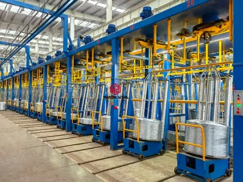galfan steel wire production line