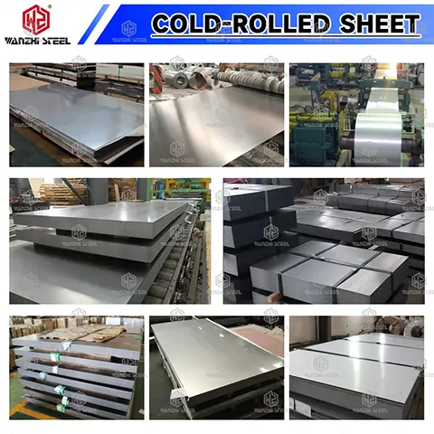 Cold-rolled galvanized steel sheet factory