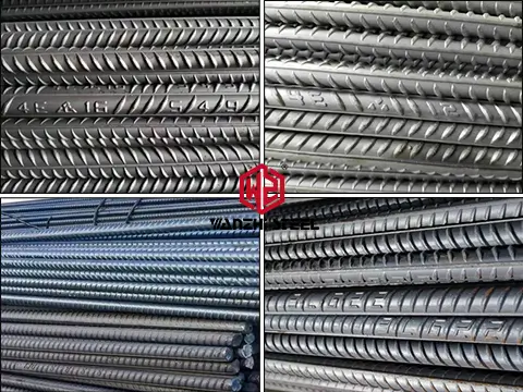 Surface characters of ribbed steel bars