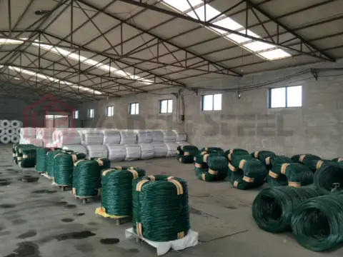 Factory-produced PVC coated wire