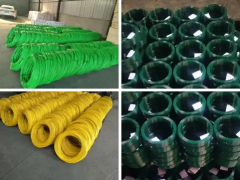 Yellow and red PVC coated wire manufacturer