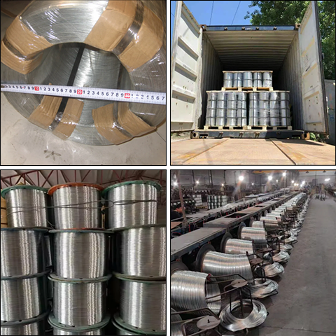 spool galvanized steel wire shaft factory